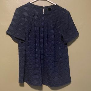 Ann Taylor, Navy Blue top, medium